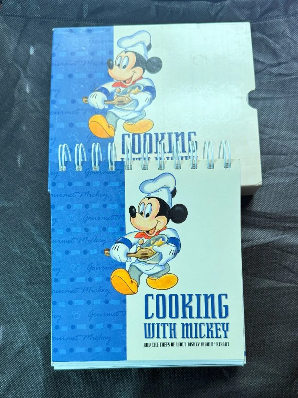 Vintage 1998 cookbook - Cooking with Mickey and the Chefs of Disney World Resort